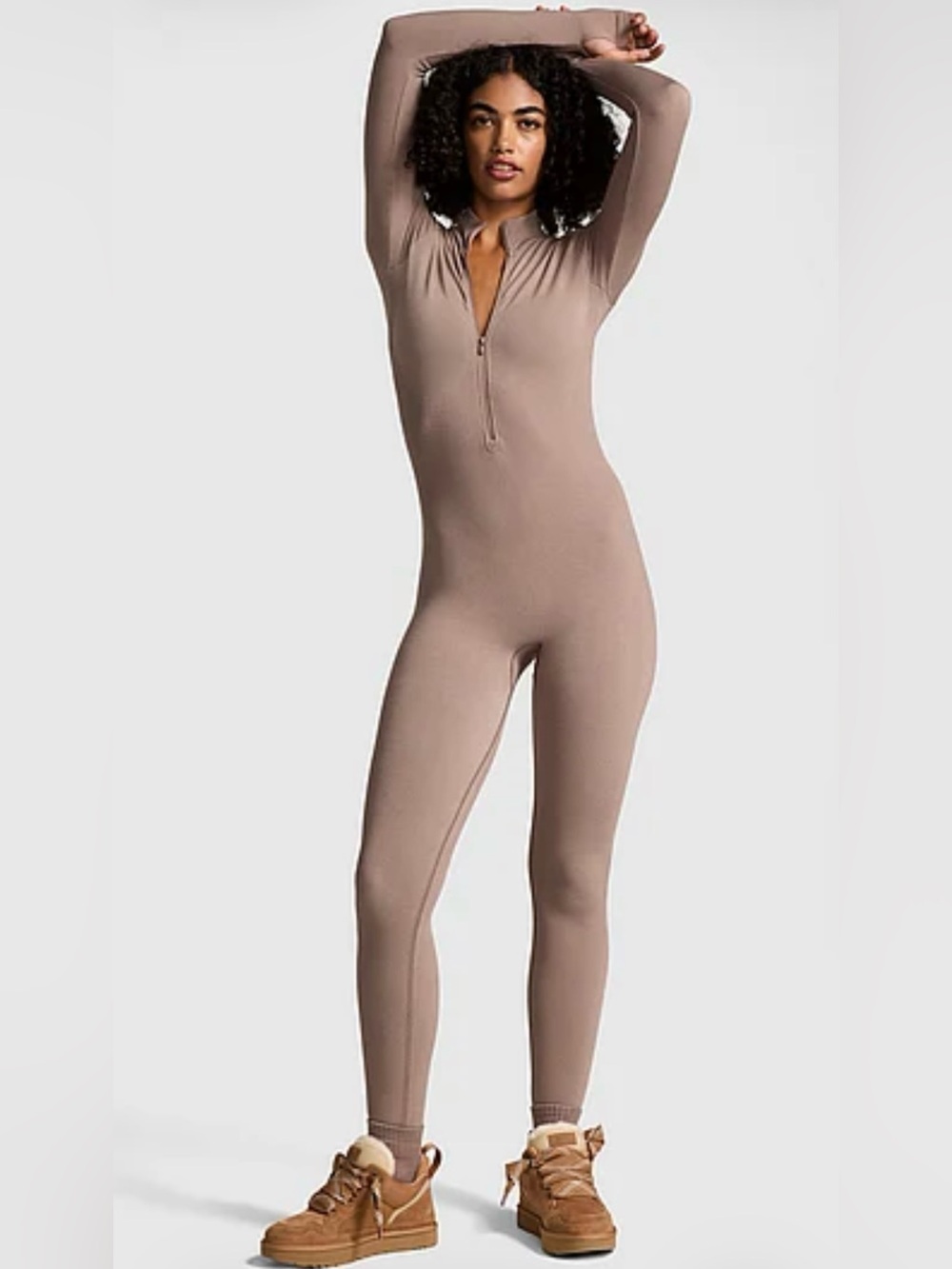 Victoria's Secret PINK winter seamless long-sleeve onesie